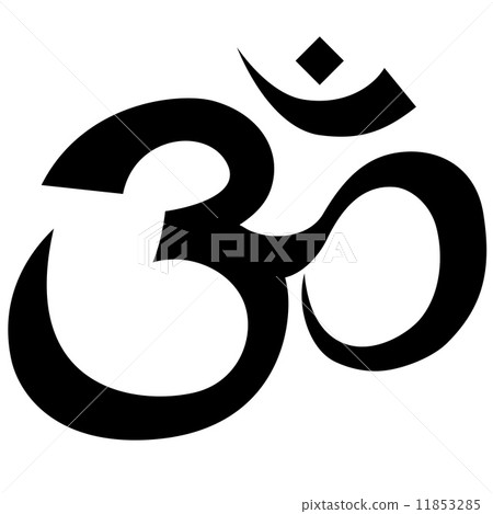 Hindu symbol outline Hindu symbol outline 11853285