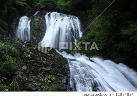 Hakoda falls and Yaesu waterfall at Yae Falls Hakoda falls and Yaesu waterfall at Yae Falls 11854884