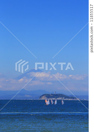 風衝浪回富士和江之島 11855517