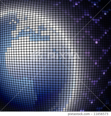 digital globe world, dotted vector illustration - Stock Illustration ...