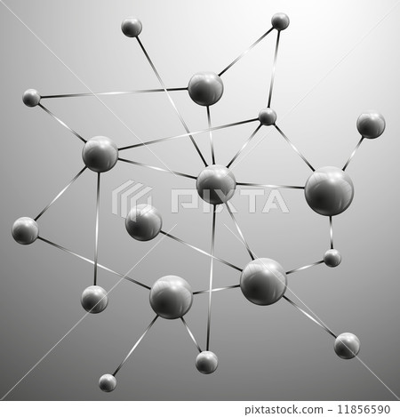 Molecule structure background vector illustration - Stock Illustration ...