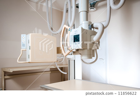 X-Ray (or radiography) equipment at hospital X-Ray (or radiography) equipment at hospital 11856622