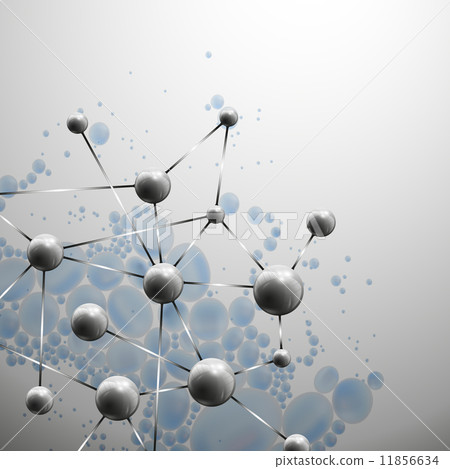 Molecule structure background vector illustration - Stock Illustration ...