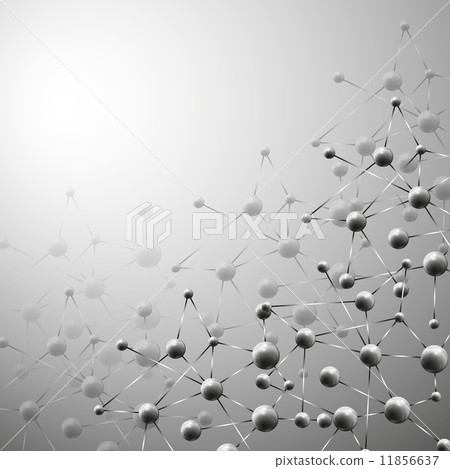 Abstract background, molecule structure vector illustration Abstract background, molecule structure vector illustration 11856637
