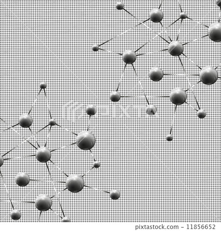 Abstract background, molecule structure vector illustration 11856652