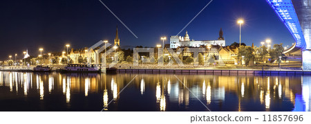 Panoramic view of Szczecin (Stettin) City with Pomeranian Dukes Panoramic view of Szczecin (Stettin) City with Pomeranian Dukes 11857696