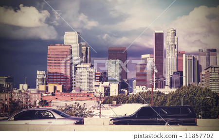 Vintage picture of Los Angeles, California. 11857702