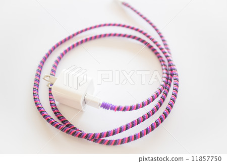 Smart phone recharging battery isolated on white background Smart phone recharging battery isolated on white background 11857750