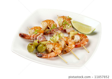 Shrimp skewers 11857852