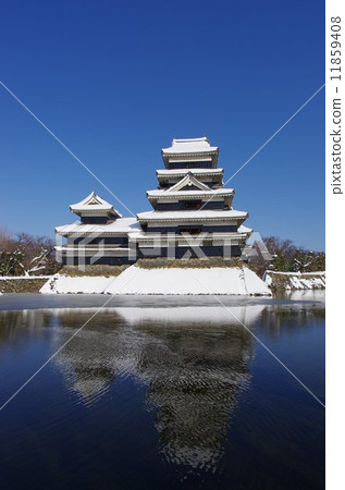 國寶松本城堡雪景 11859408