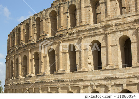 El Jem Coliseum ruins in Tunisia fighting gladiator 11860054