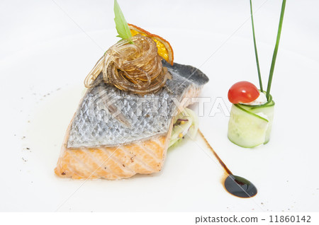 Baked salmon fillet Baked salmon fillet 11860142