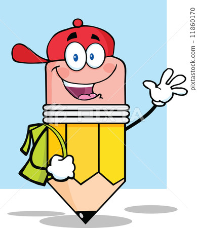 Happy Pencil Junior Going To School 11860170