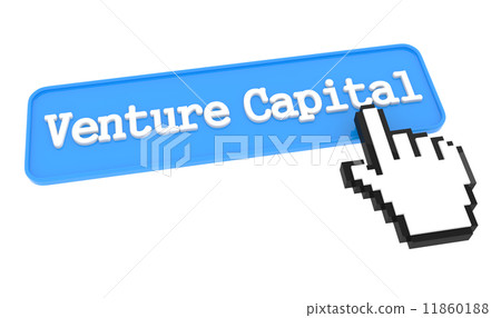 Venture Capital Button with Hand Cursor. 11860188