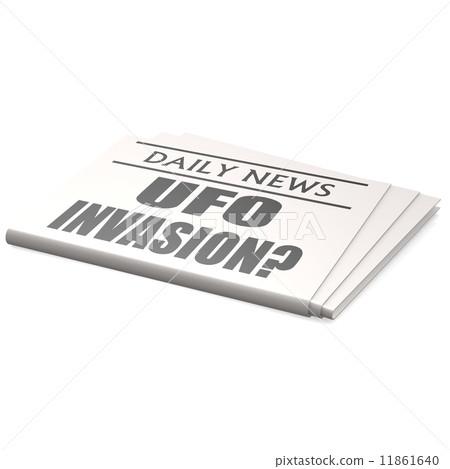Newspaper UFO invasion 11861640