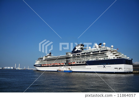 在橫濱大碼頭的名人千年發行豪華掛麵紙板 11864057