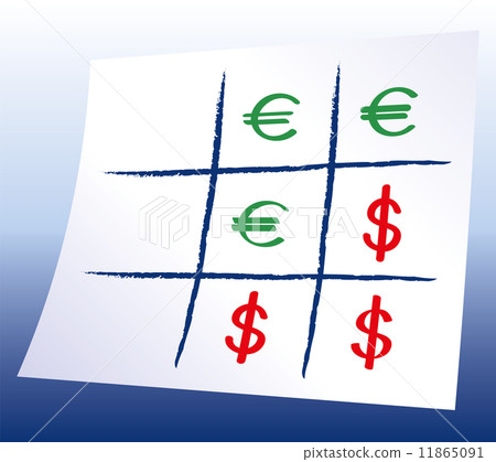Euro Dollar Tic-tac-toe 11865091