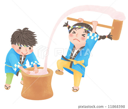pounding mochi  11868398