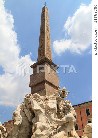 Four large river fountains (Rome) 11868780
