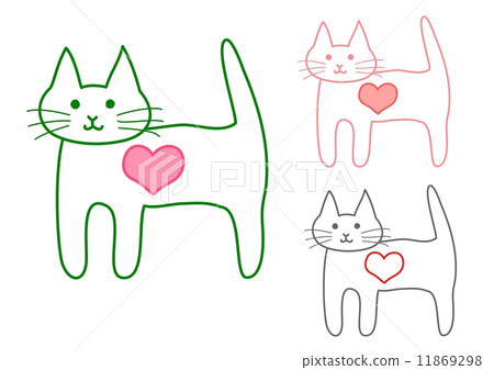 Cat, Heart 11869298