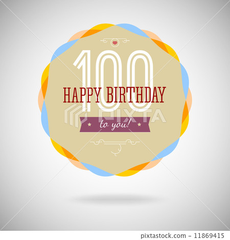 Congratulatory badge for the centenary. 11869415