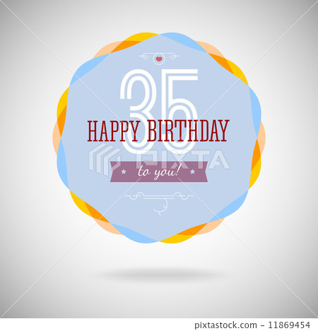 Congratulatory badge for the thirty-fifth year. 11869454