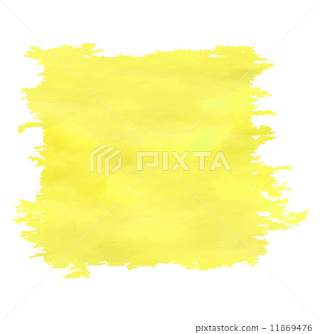 Yellow watercolor banner 11869476