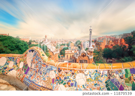 Park Guell in Barcelona, Spain Park Guell in Barcelona, Spain 11870539