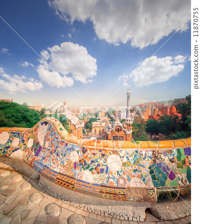Park Guell in Barcelona, Spain 11870755