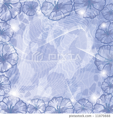 Background with flowers Ipomoea 11870888