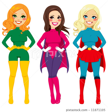Superhero Women Standing 11871105