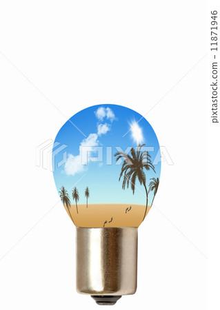 Landscape and light bulb 11871946