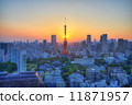 Tokyo Tower and the sunset 11871957