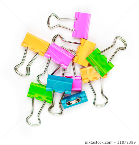 Colorful paper clips Colorful paper clips 11872389