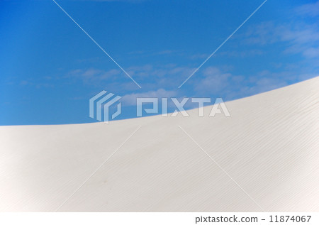 White sand and blue sky White sand and blue sky 11874067