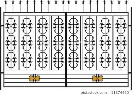 Wrought Iron Gate, Door, Fence, Window, Grill, Railing Design Wrought Iron Gate, Door, Fence, Window, Grill, Railing Design 11874420