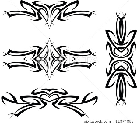 Tattoo Arm Band Set 11874893