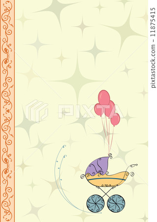 Baby Shower Card Design 11875415