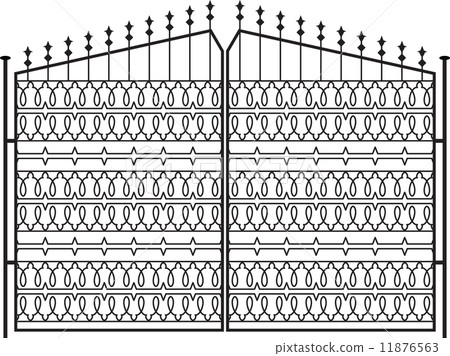 Wrought Iron Gate, Door, Fence, Window, Grill, Railing Design 11876563