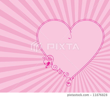 Love, Heart Frame Border Design 11876828