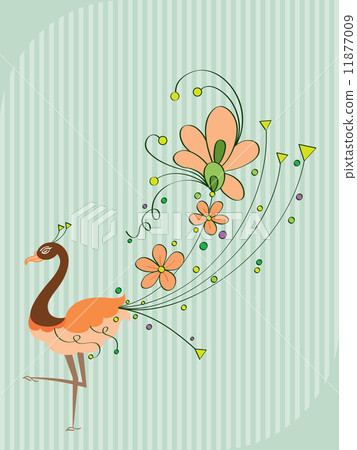 Peacock Artistic Hand Drawn 11877009