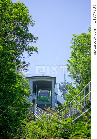 Mt. Moiwa，早上的車，單軌列車 11877539