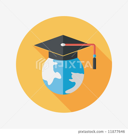 e-learning flat icon with long shadow,eps10 e-learning flat icon with long shadow,eps10 11877646