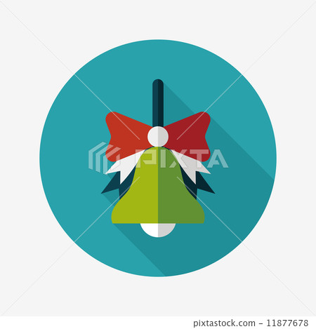 school bell flat icon with long shadow,eps10 school bell flat icon with long shadow,eps10 11877678