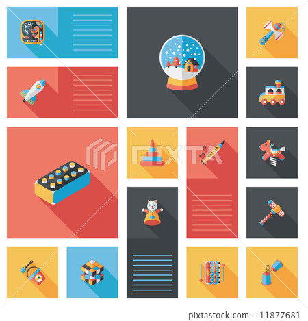 kid toys flat ui background,eps10 kid toys flat ui background,eps10 11877681
