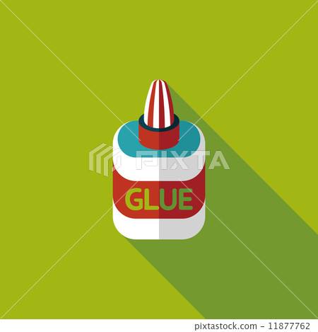 glue flat icon with long shadow,eps10 glue flat icon with long shadow,eps10 11877762