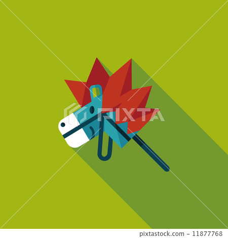 toy horse flat icon with long shadow,eps10 toy horse flat icon with long shadow,eps10 11877768