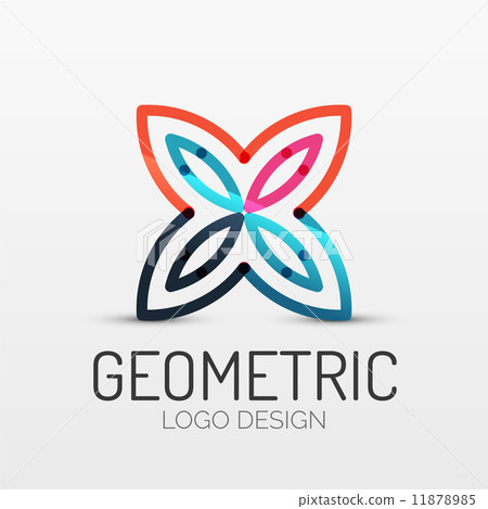 Abstract geometric shape company logo 11878985