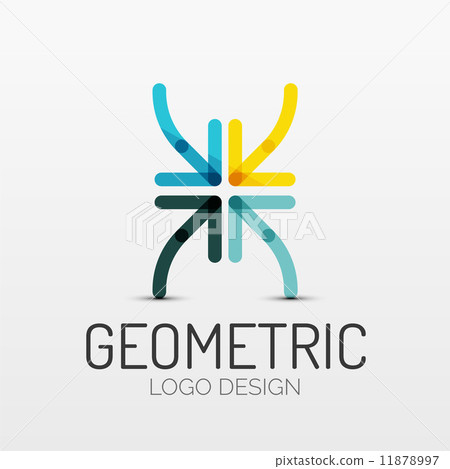 Abstract geometric shape company logo 11878997