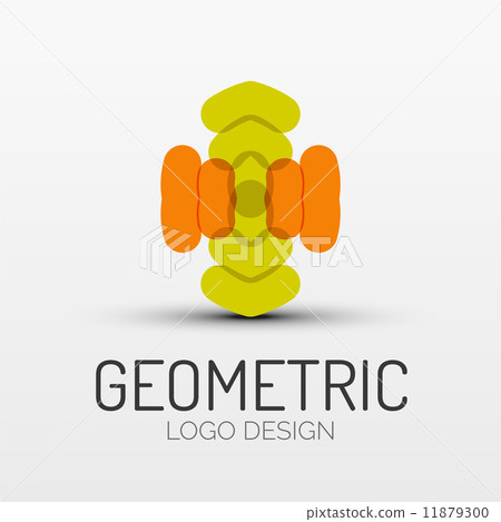 Abstract geometric shape company logo 11879300